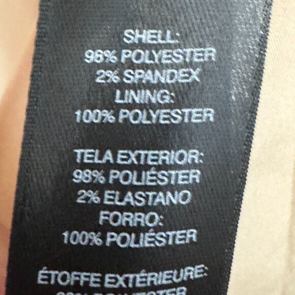 Chicos Travelers Collection Faux Fur Vest Open Front Brown Beige Textured 2 - Picture 5 of 8